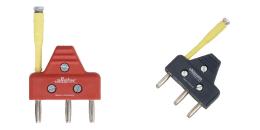 Prüfstecker Florett mit Spitze